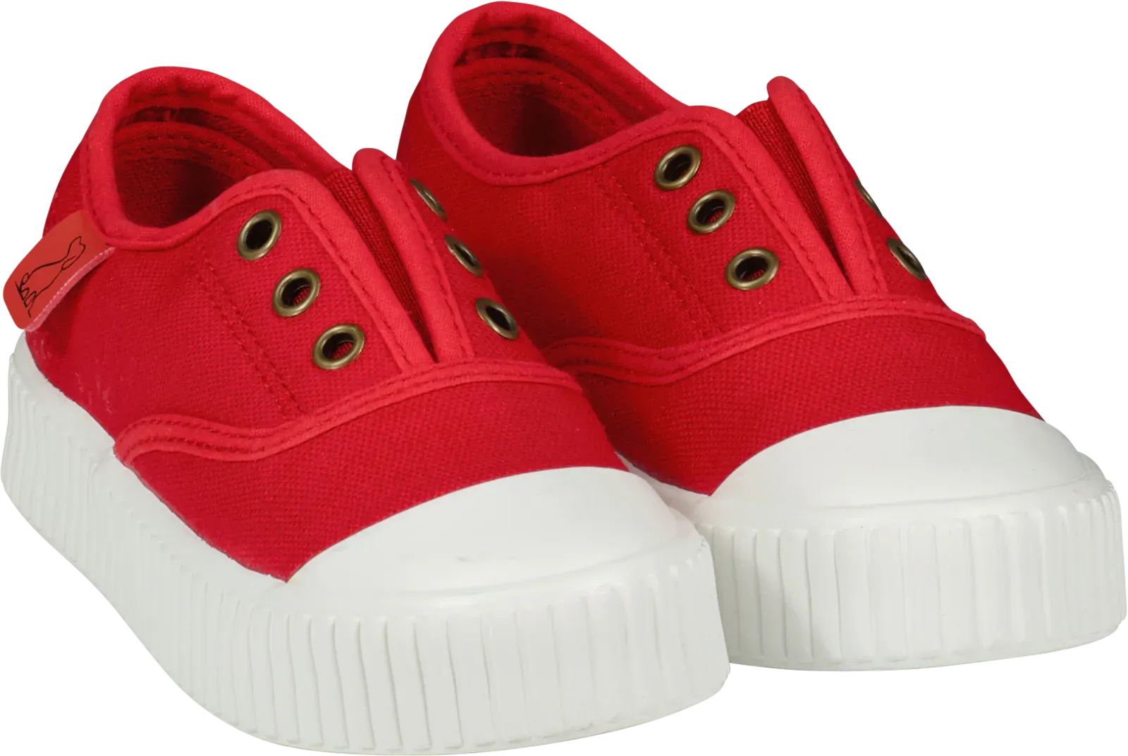 Red Canvas Slip on Sneaker