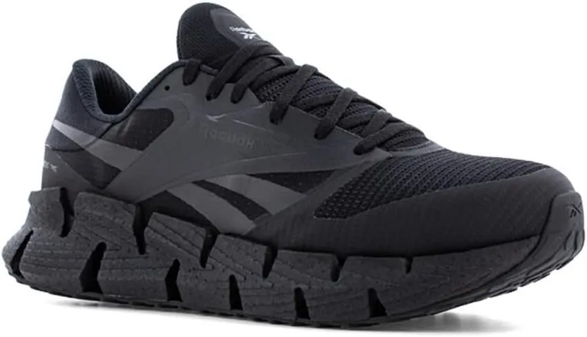 Reebok Work Men's Reebok FloatZig Work Composite Toe Slip Resistant Shoe, Black, 8 Wide