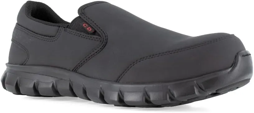 Reebok Work Men's Sublite Cushion CT Slip-On Black/Medium / 12