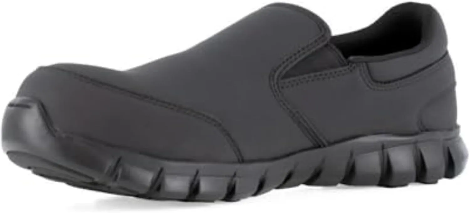 Reebok Work Men's Sublite Cushion CT Slip-On Black/Medium / 6
