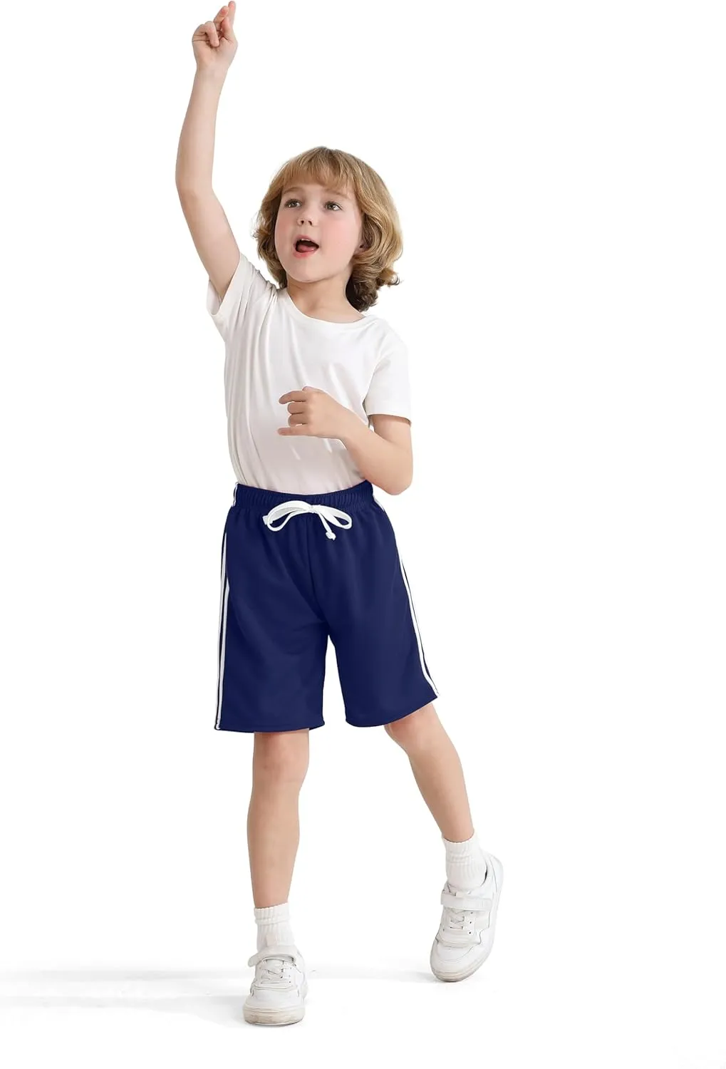 Resinta Toddler Boys Shorts Boys Quick Dry Athletic Pull-On Shorts with Elastic Waist for Summer Playwear