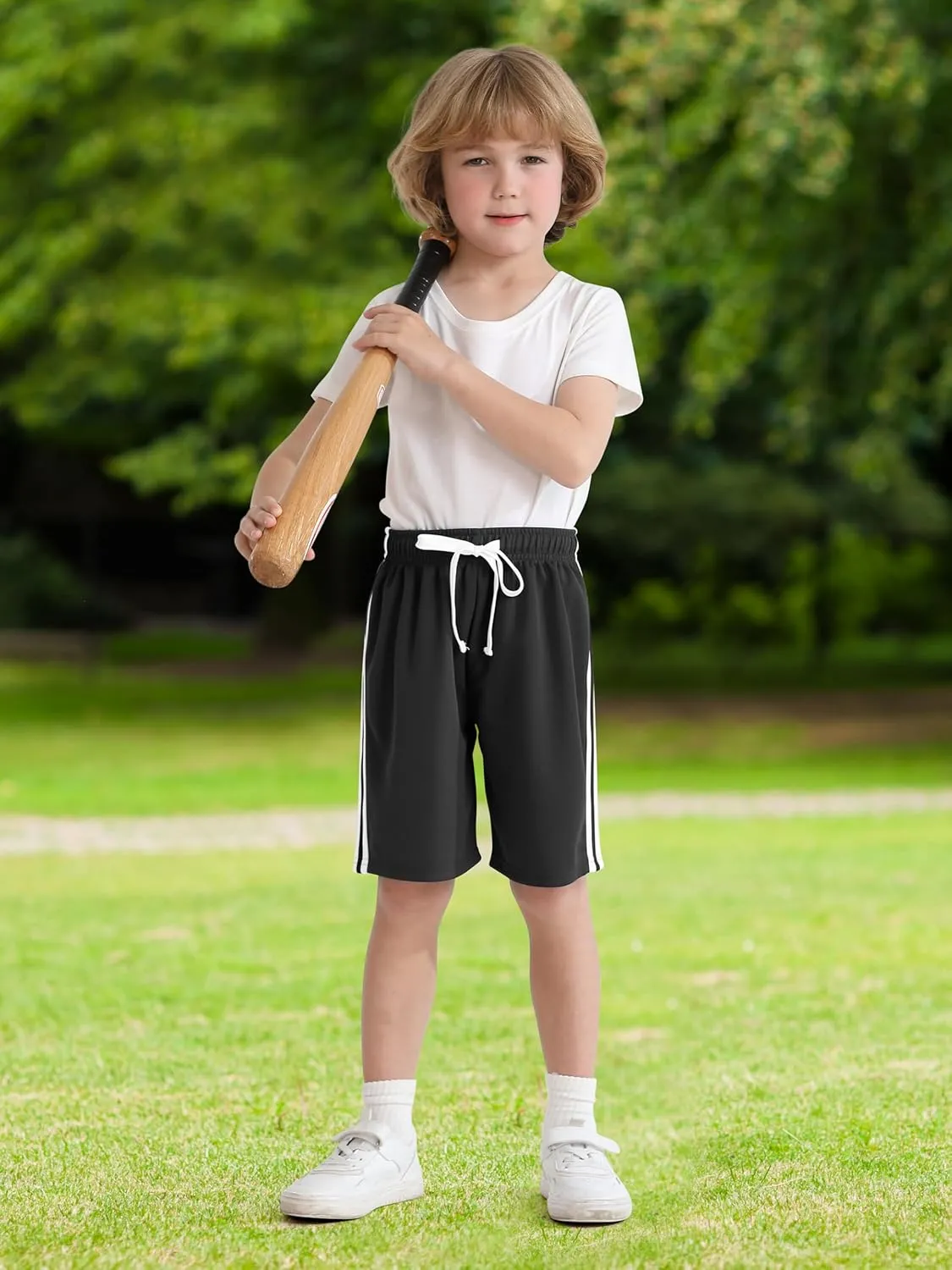 Resinta Toddler Boys Shorts Boys Quick Dry Athletic Pull-On Shorts with Elastic Waist for Summer Playwear