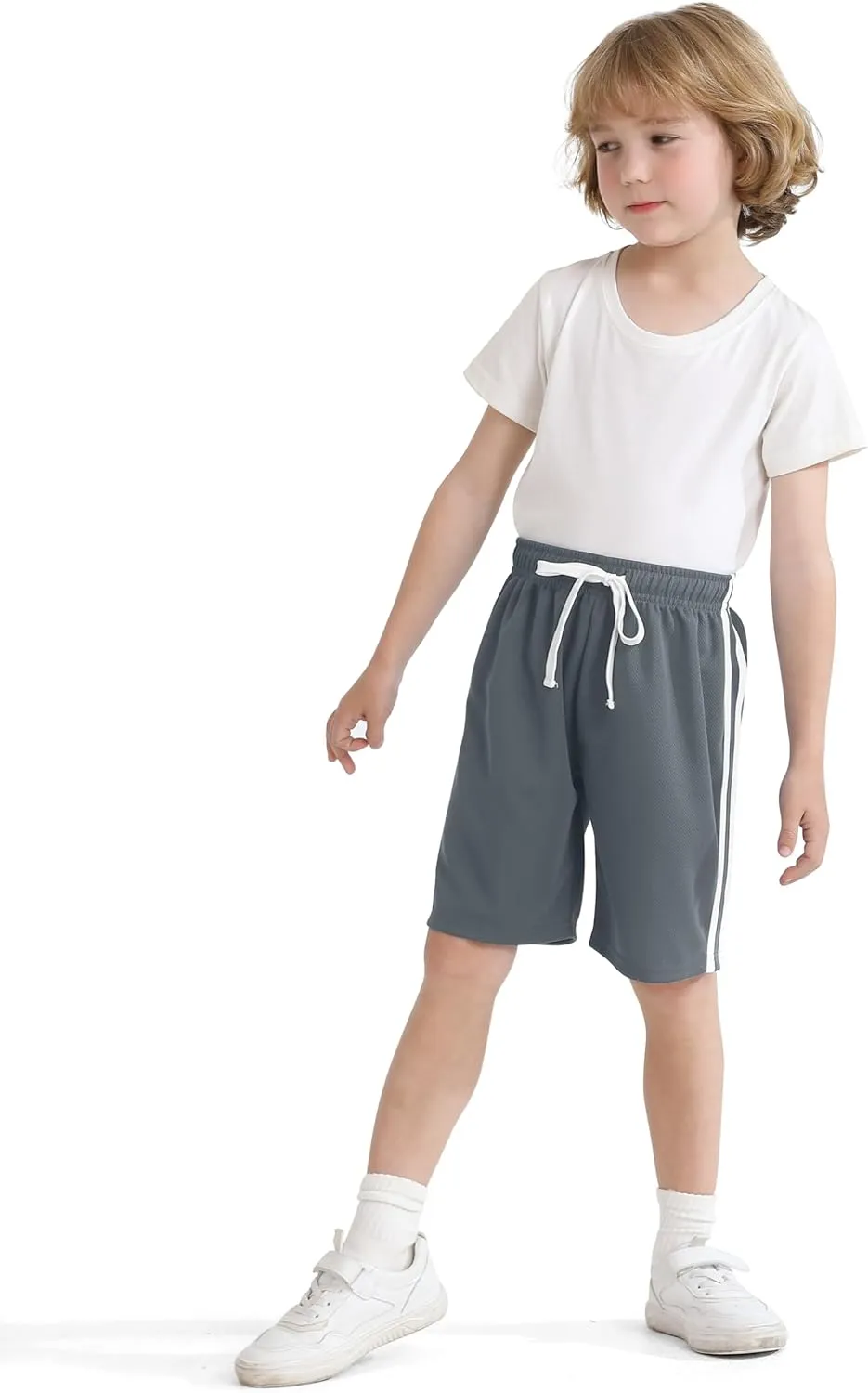 Resinta Toddler Boys Shorts Boys Quick Dry Athletic Pull-On Shorts with Elastic Waist for Summer Playwear