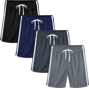 Resinta Toddler Boys Shorts Boys Quick Dry Athletic Pull-On Shorts with Elastic Waist for Summer Playwear