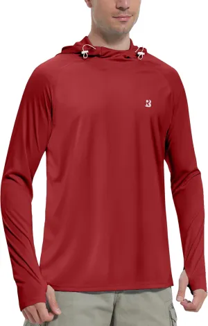 Roadbox UPF 50  Sun Protection Hoodie Shirt - Outdoor Fishing SPF UV Long Sleeve Shirts