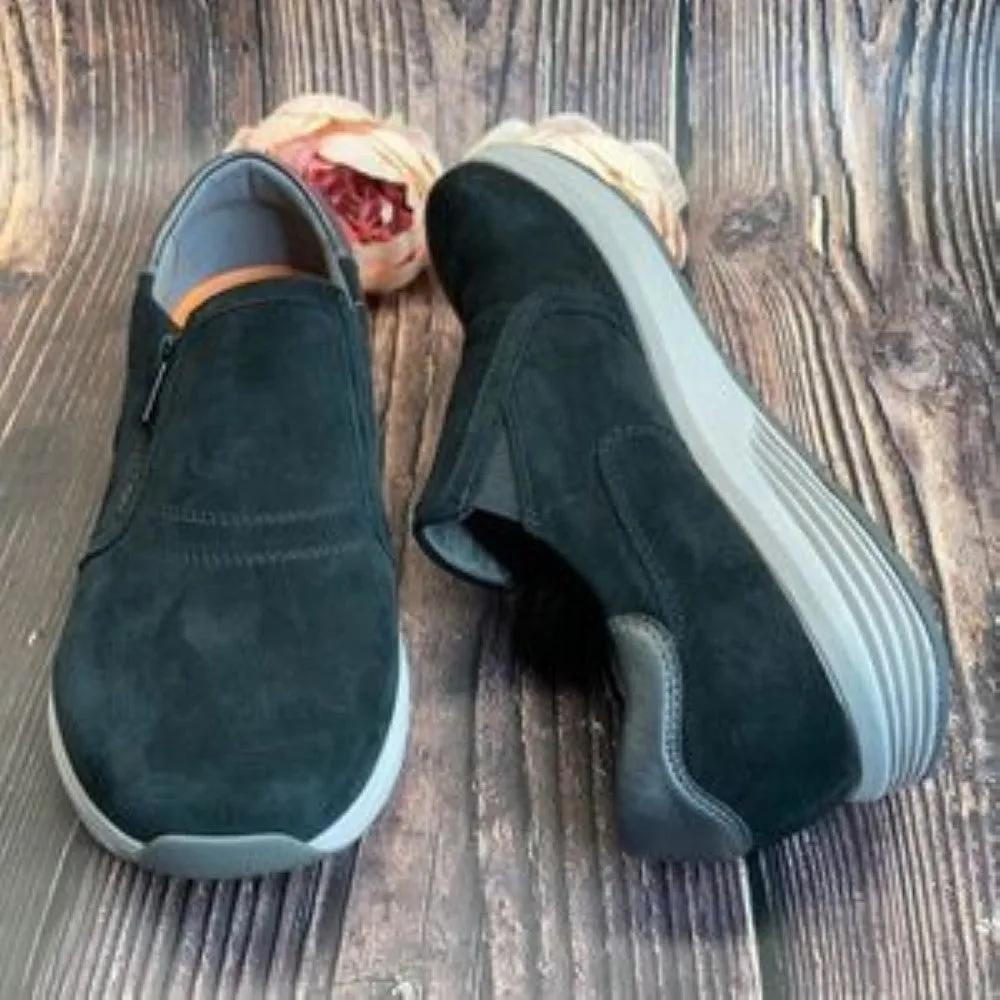 Rockport Black Leather Sneakers 8M