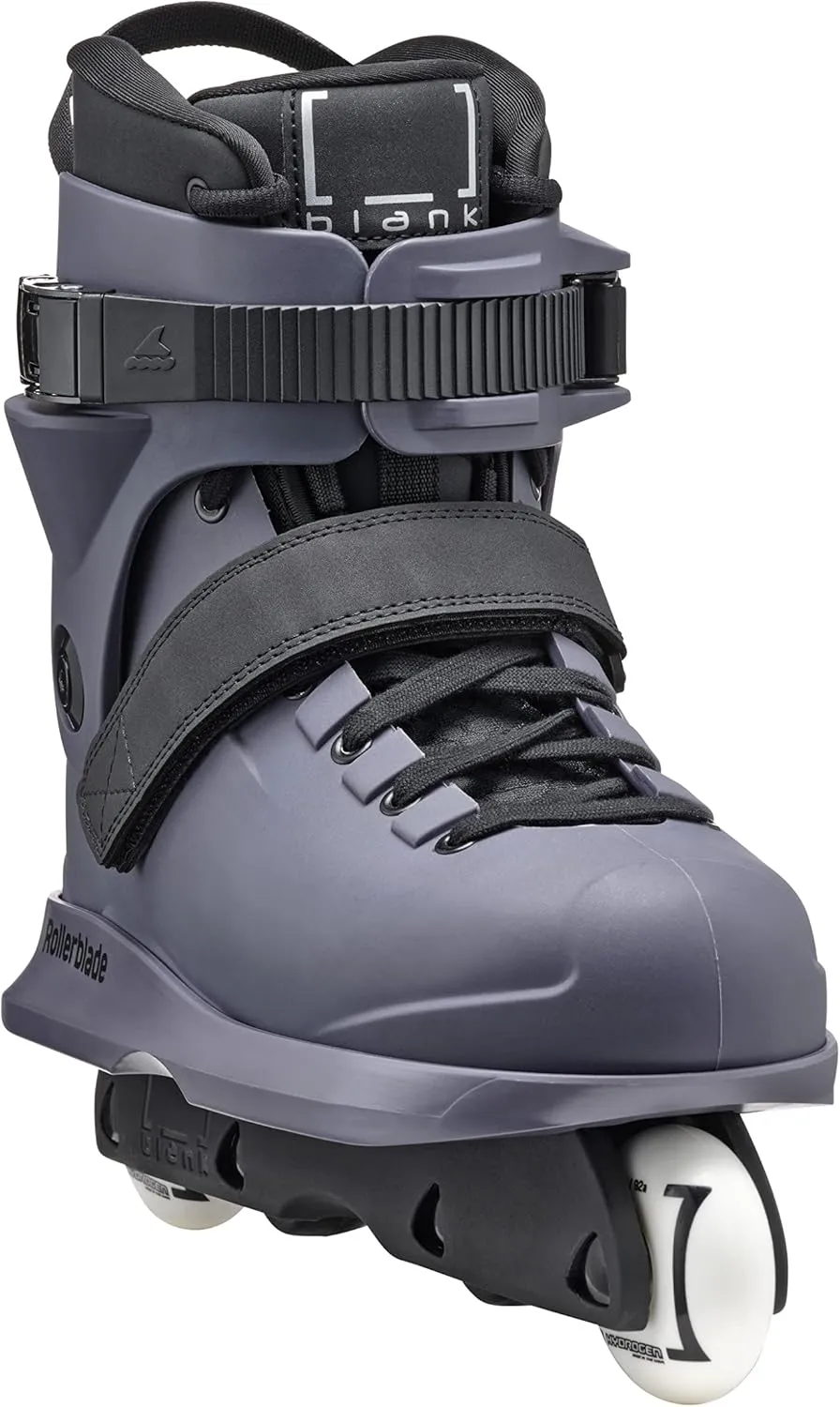Rollerblade Blank Team Unisex Adult Fitness Inline Skate, Gray, Urban Performance Inline Skates