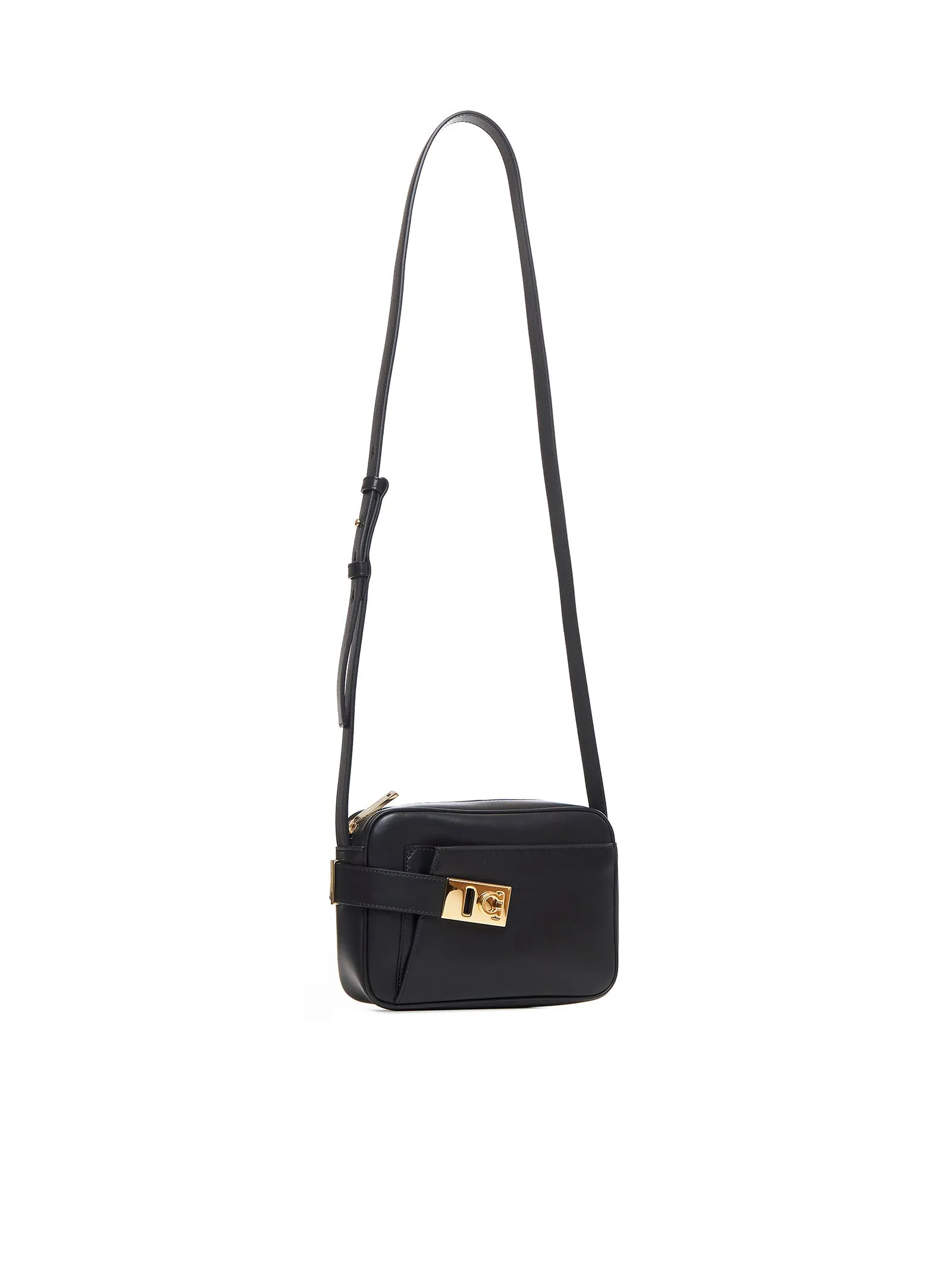 S camera case leather bag