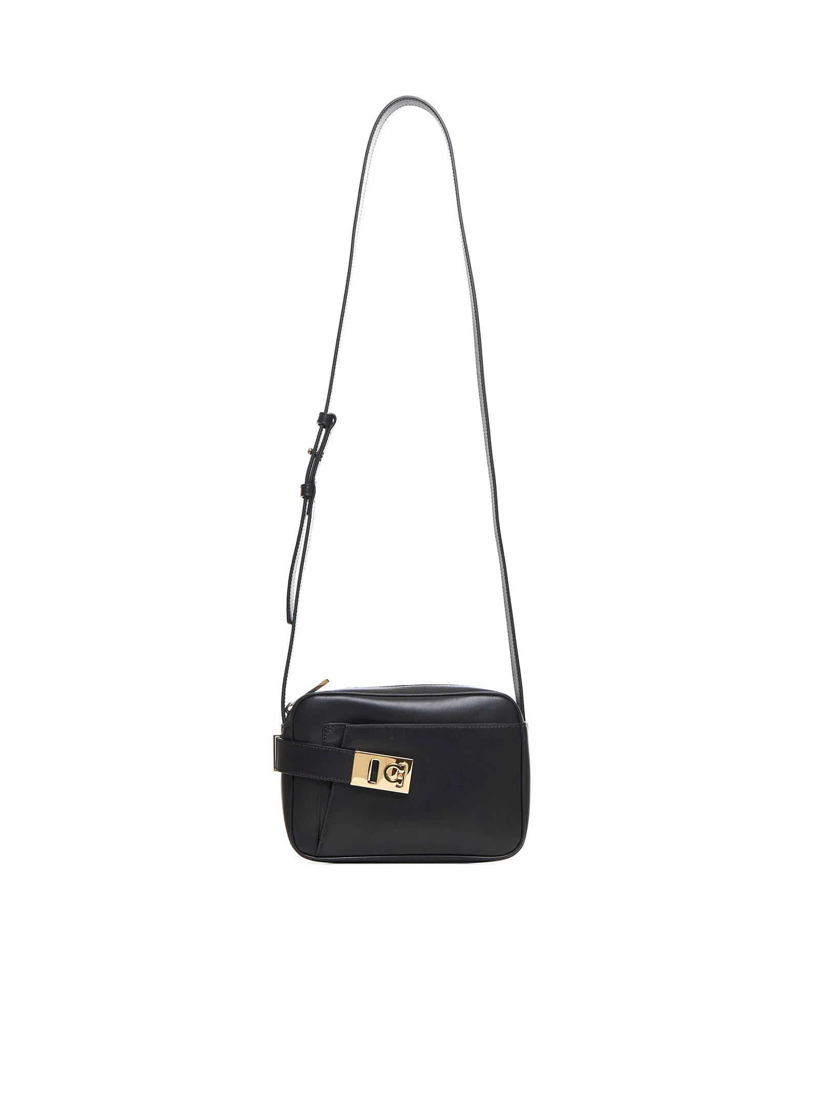 S camera case leather bag
