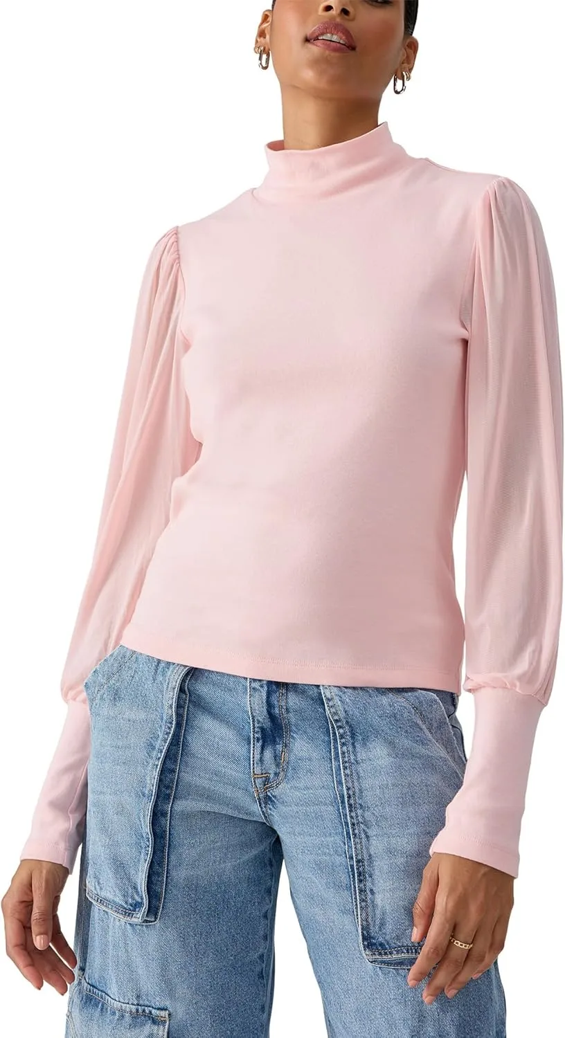 Sanctuary On My Mind Mesh Sleeve Top