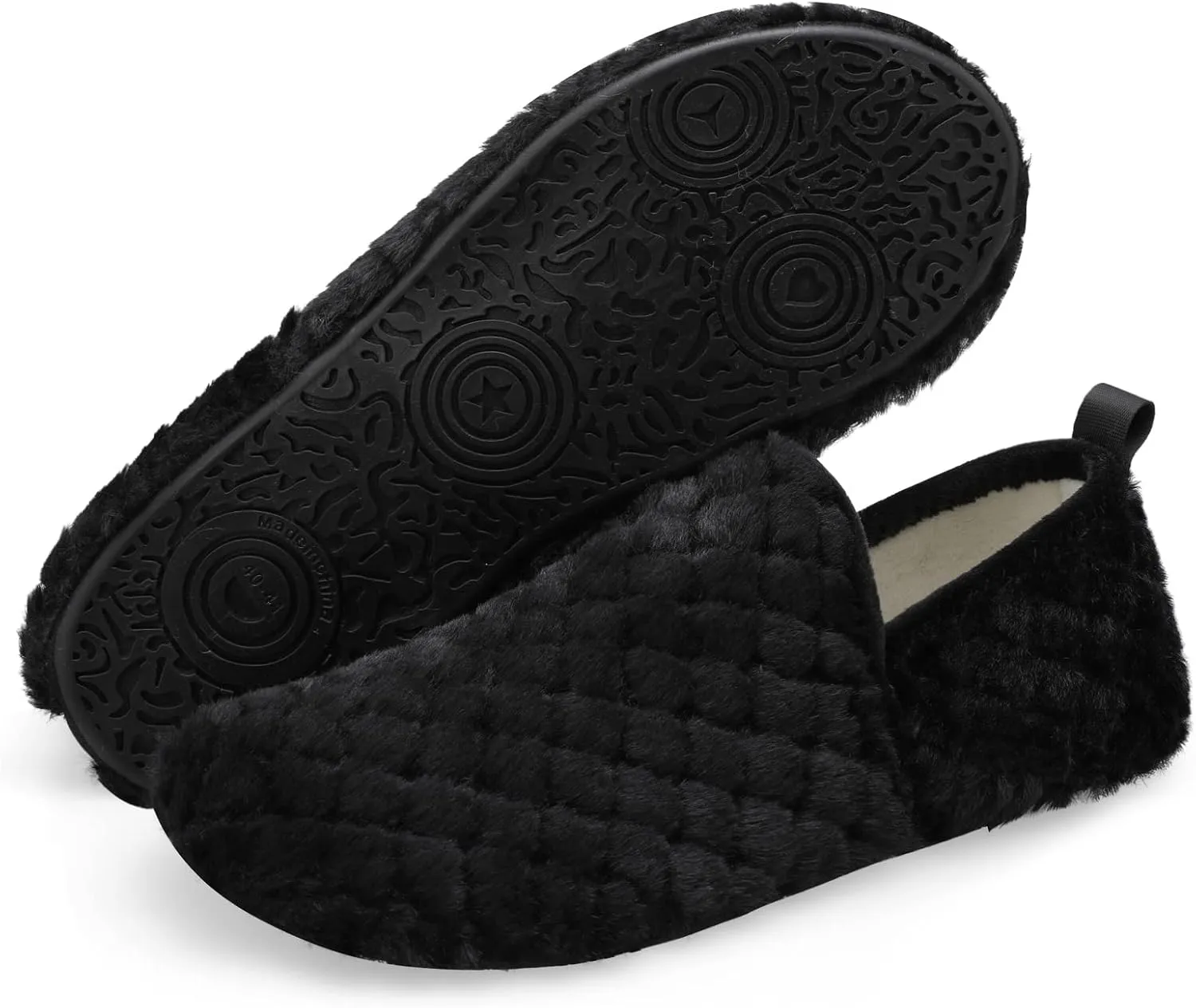 Scurtain Unisex Adults Rubber Sole Slippers