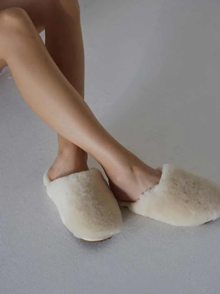 Sheepy Slip On Ivory