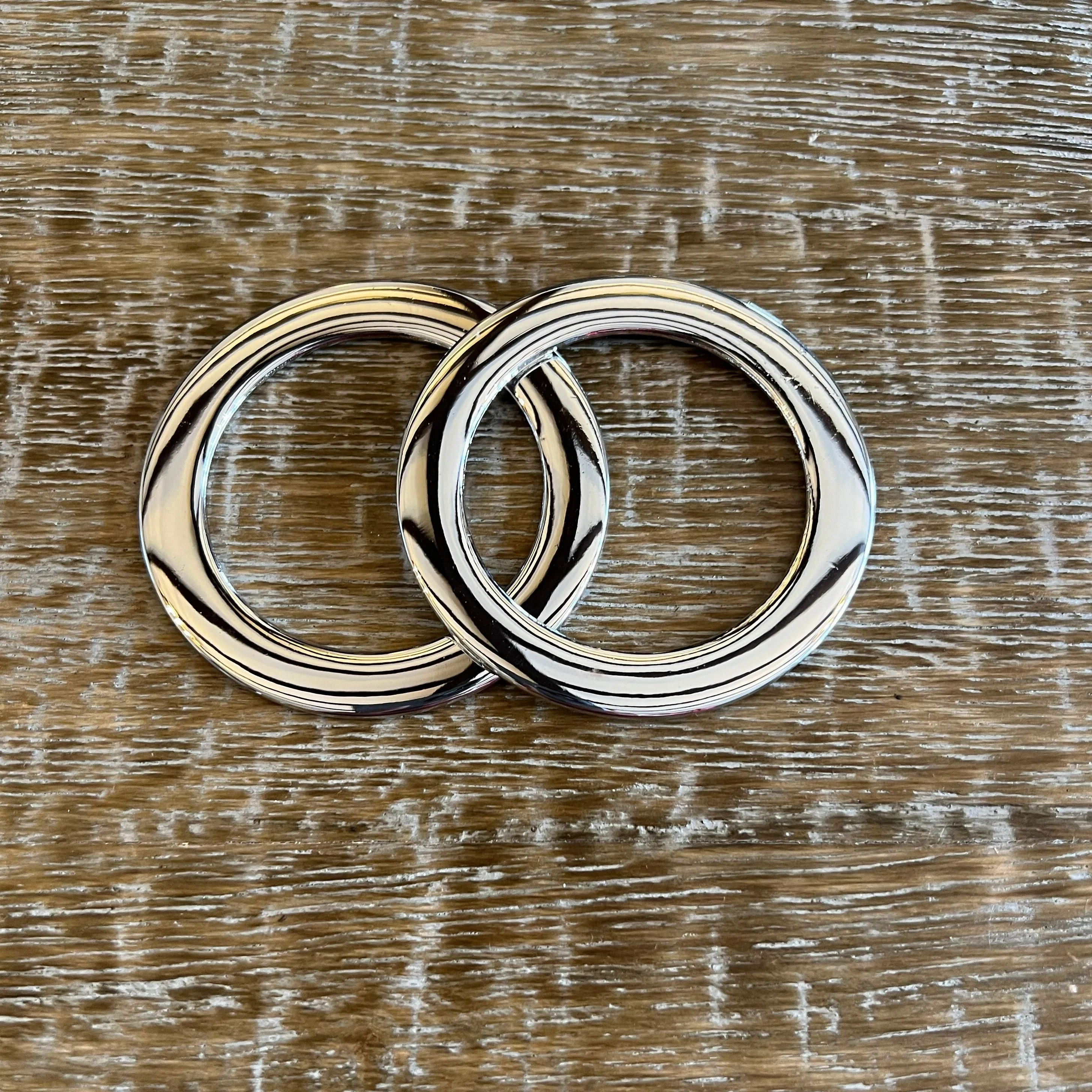Silver Flat Metal Ring