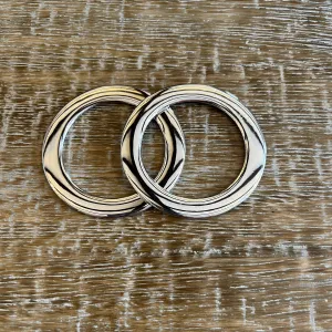 Silver Flat Metal Ring