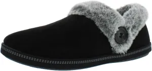 Skechers Cozy Campfire Fresh Toast Slip On Womens Shoes Size 6, Color: Black