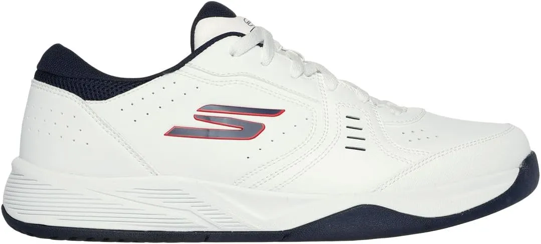 Skechers Men's Viper Court Smash-Athletic Indoor Outdoor Pickleball Shoes | Relaxed Fit Sneakers