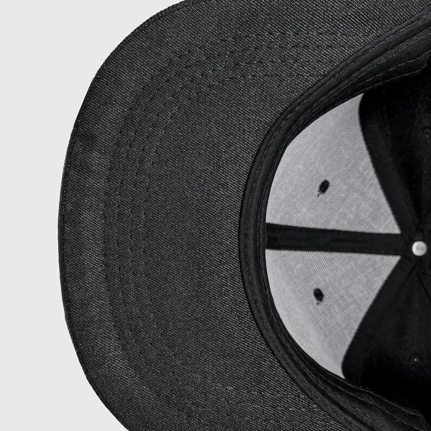 Skull Hat Snapback Hats for Men Boys Skeleton Cap Black Flat Bill Brim Trucker Snap Backpack Hat