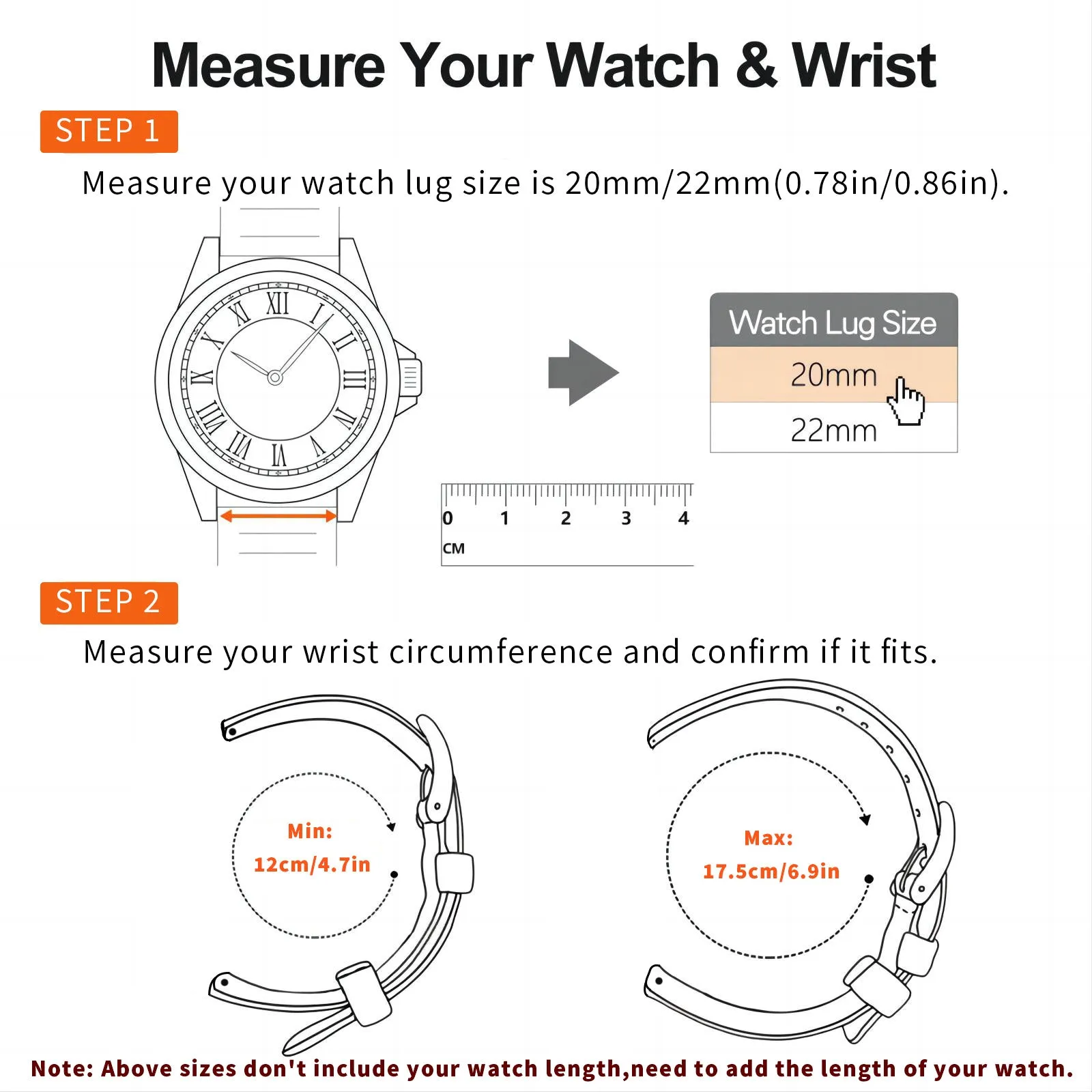 Smooth FKM Rubber Watch Strap WDS005