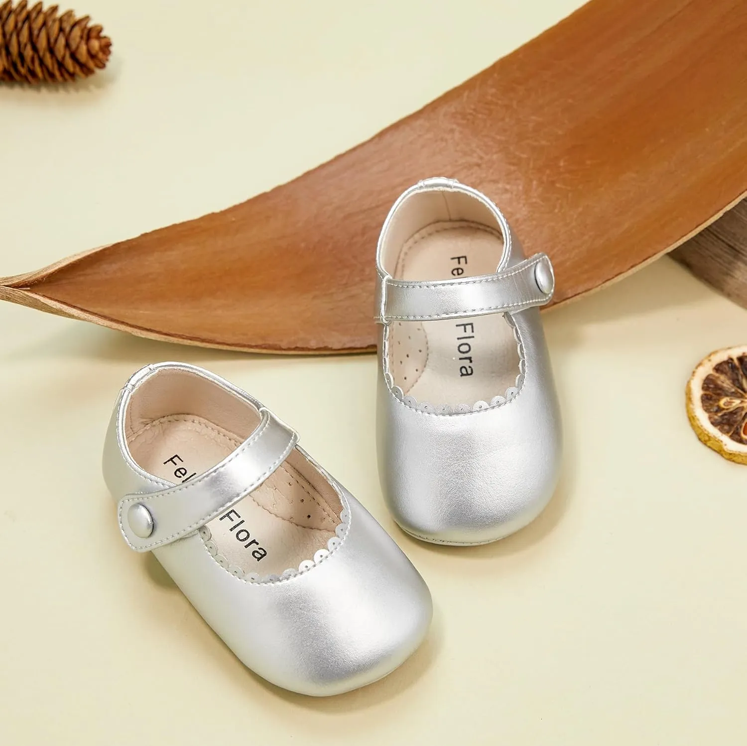 Soft Sole Baby Dress Shoes - Infant Baby Walking Shoes Moccasinss Rubber Sole Crib Shoes.