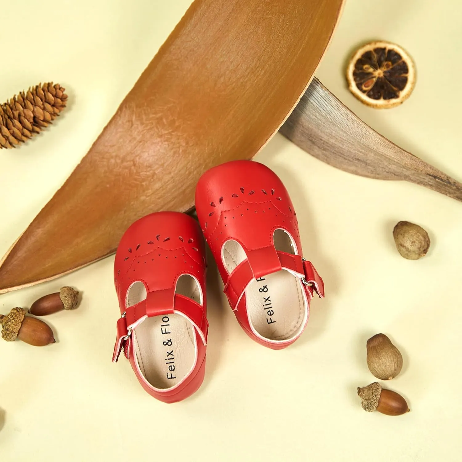Soft Sole Baby Dress Shoes - Infant Baby Walking Shoes Moccasinss Rubber Sole Crib Shoes.