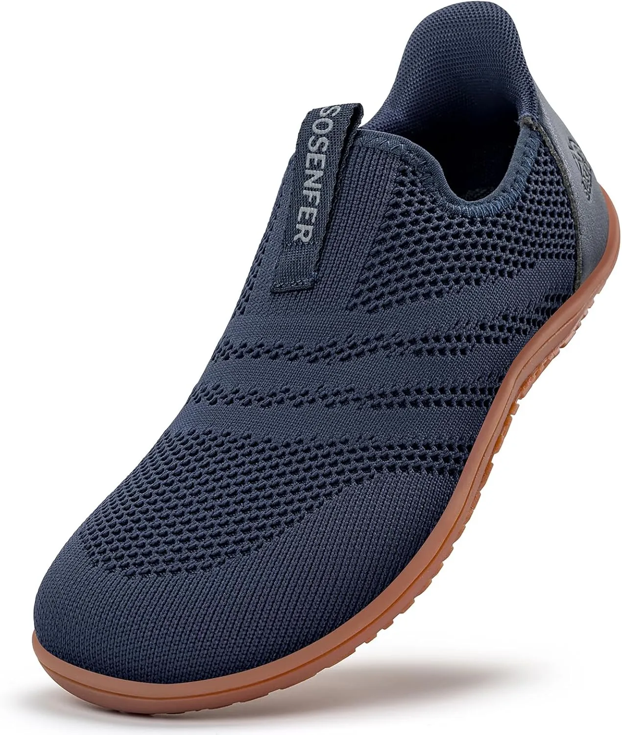 Sosenfer Women Slip On Barefoot Shoes Men Wide Minimalist Barefoot Sneakers Hands Free Workout Zero Drop Sole Walking Shoes for Unisex