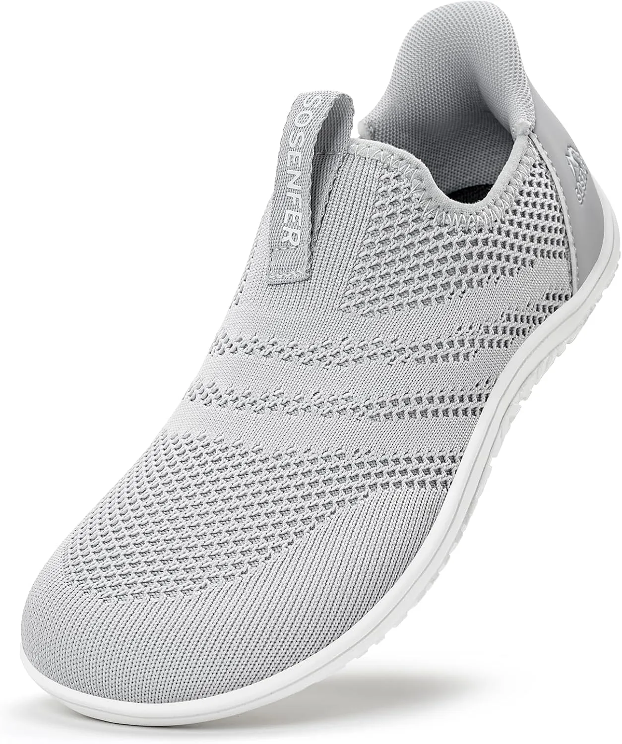 Sosenfer Women Slip On Barefoot Shoes Men Wide Minimalist Barefoot Sneakers Hands Free Workout Zero Drop Sole Walking Shoes for Unisex