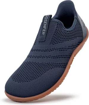 Sosenfer Women Slip On Barefoot Shoes Men Wide Minimalist Barefoot Sneakers Hands Free Workout Zero Drop Sole Walking Shoes for Unisex