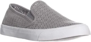 Sperry Womens Seaside (Perforated Slip ons) Low Top Slip On, Grey, Size 11.0