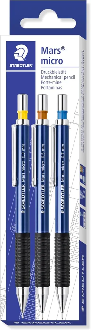 STAEDTLER MARS MICRO Pencil Pencil, with 3pcs - 775 SC WP303, Multicolor, 775 SC WP3ST