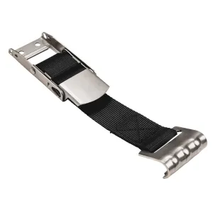 Stainless Steel Overcenter Buckle Assembly - with Stainless Hook