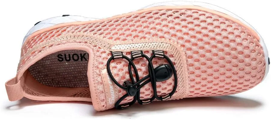 SUOKENI Women's Quick Drying Slip On Water Shoes for Beach or Water Sports