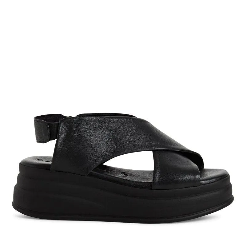 Tamaris Womens Black Sandal 1-28303-44