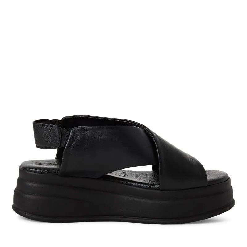 Tamaris Womens Black Sandal 1-28303-44