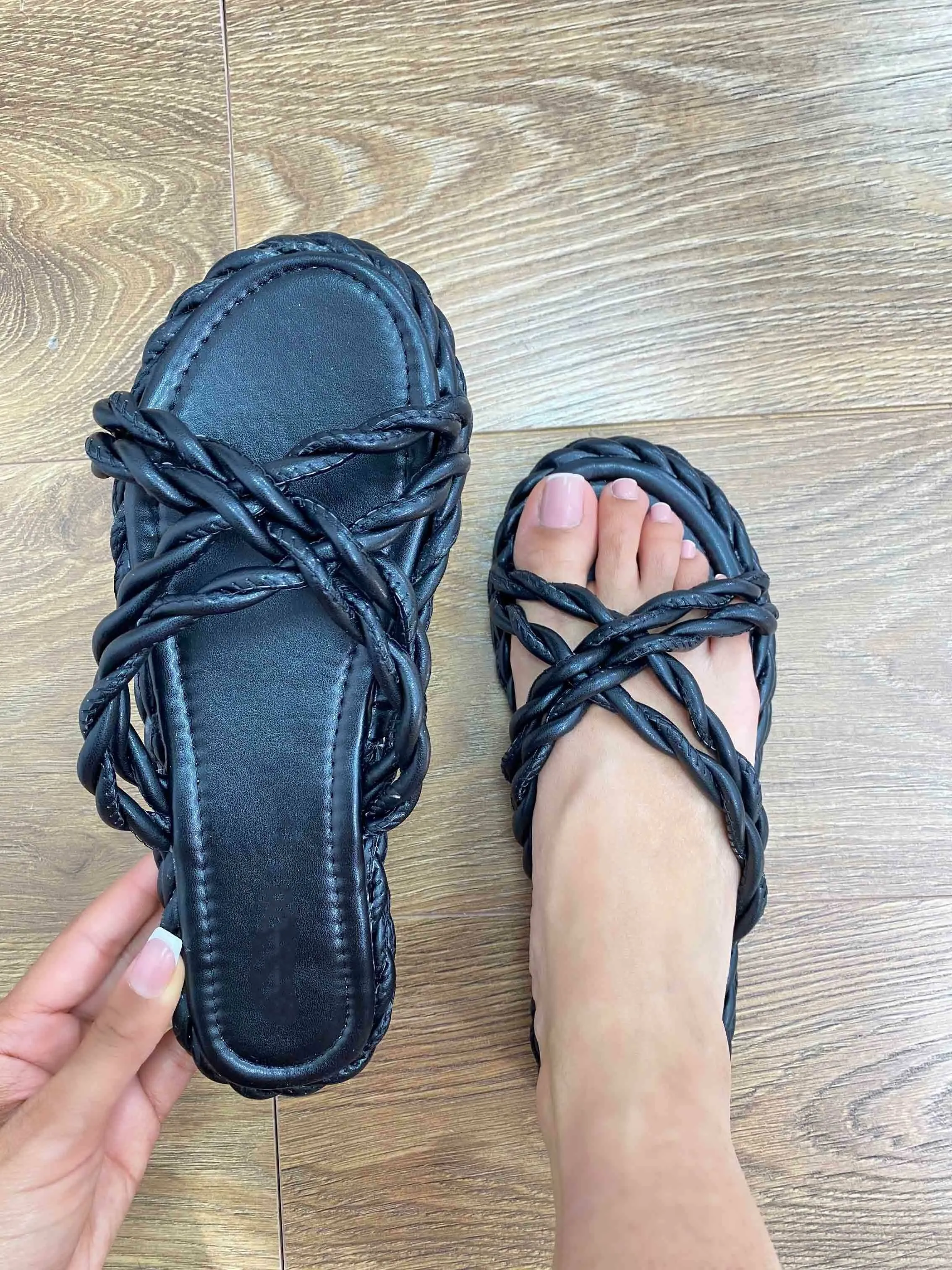 Taurus Plaited Slip On Sandal