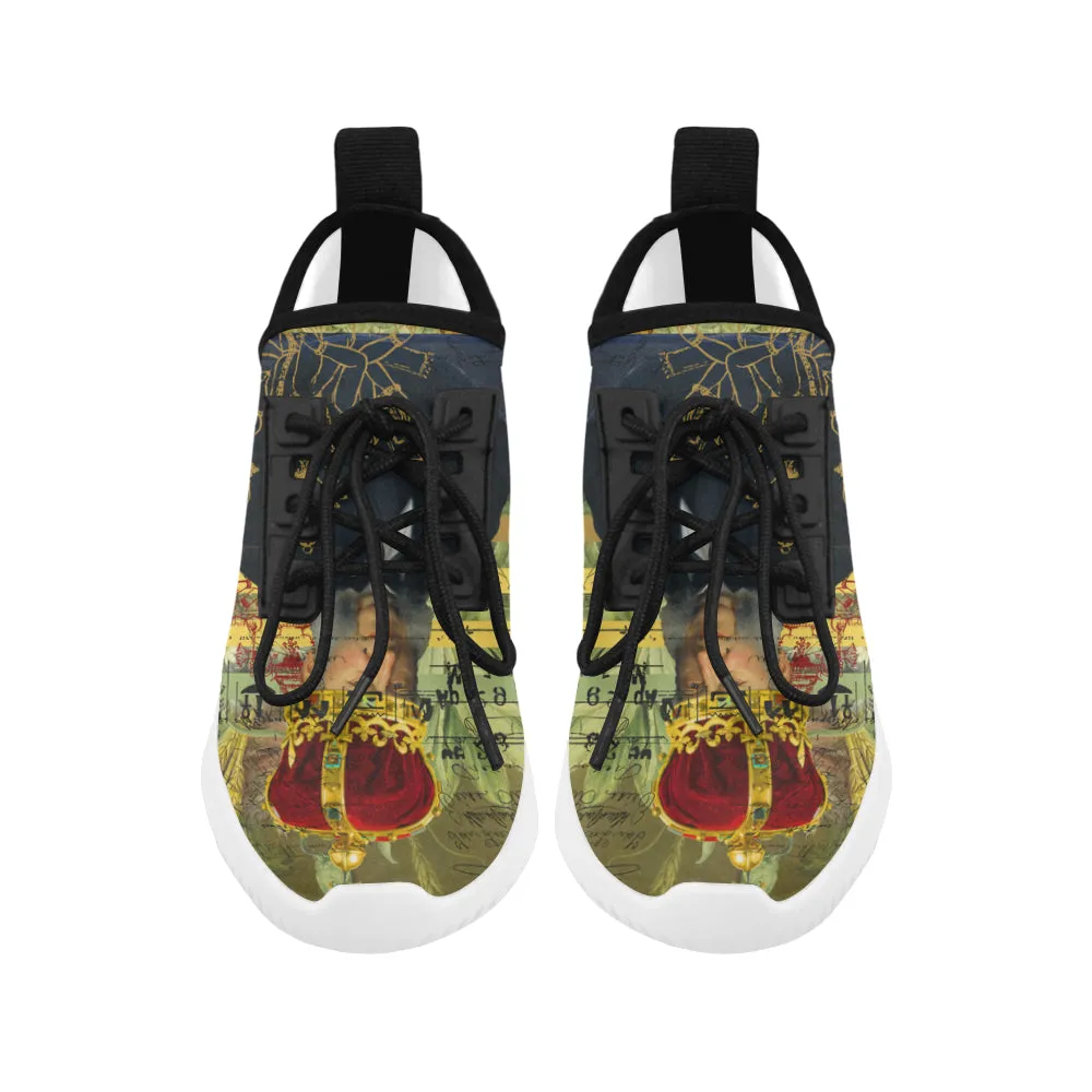 THE FOUR CROWNS  Ultra Light All Over Print Running Shoes for Women