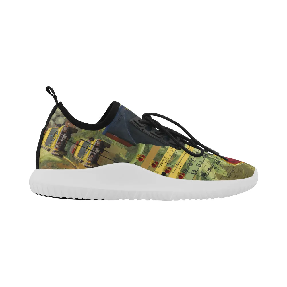 THE FOUR CROWNS  Ultra Light All Over Print Running Shoes for Women