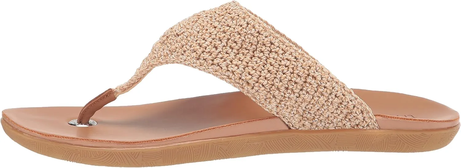 The Sak Shana Thong Sandal in Crochet, Slip On Entry