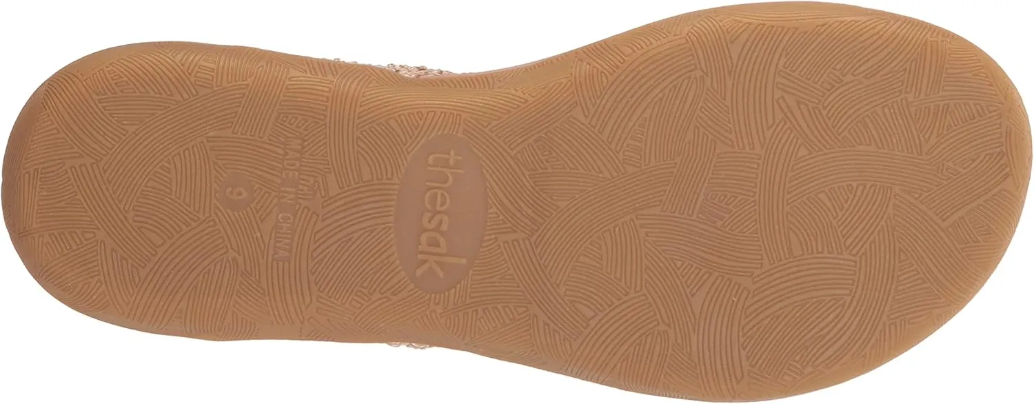 The Sak Shana Thong Sandal in Crochet, Slip On Entry