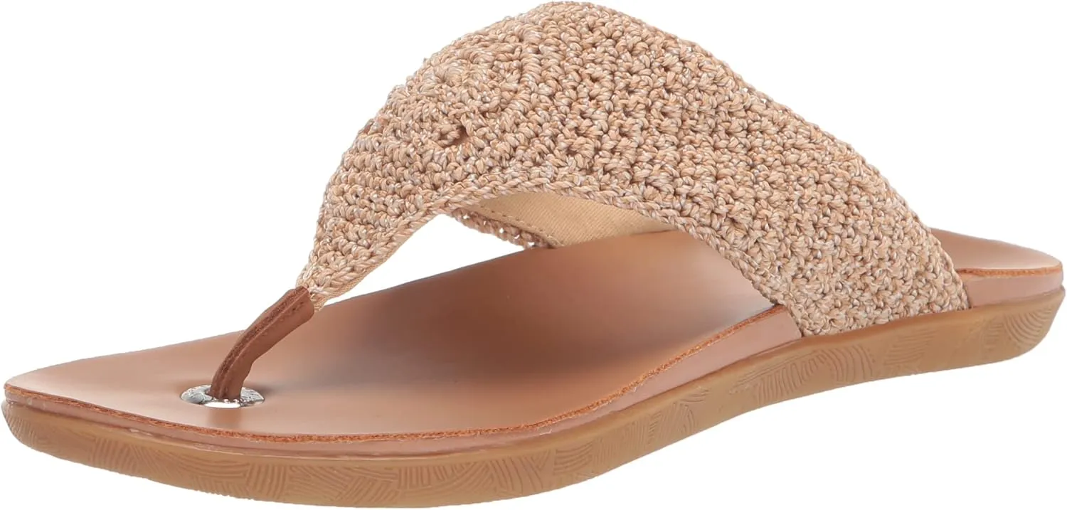 The Sak Shana Thong Sandal in Crochet, Slip On Entry