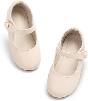 Toddler Flower Girl Dress Shoes - Little Girl Mary Janes for Wedding Party