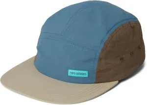 Topo Designs Nylon Camp Hat, Stone Blue Block