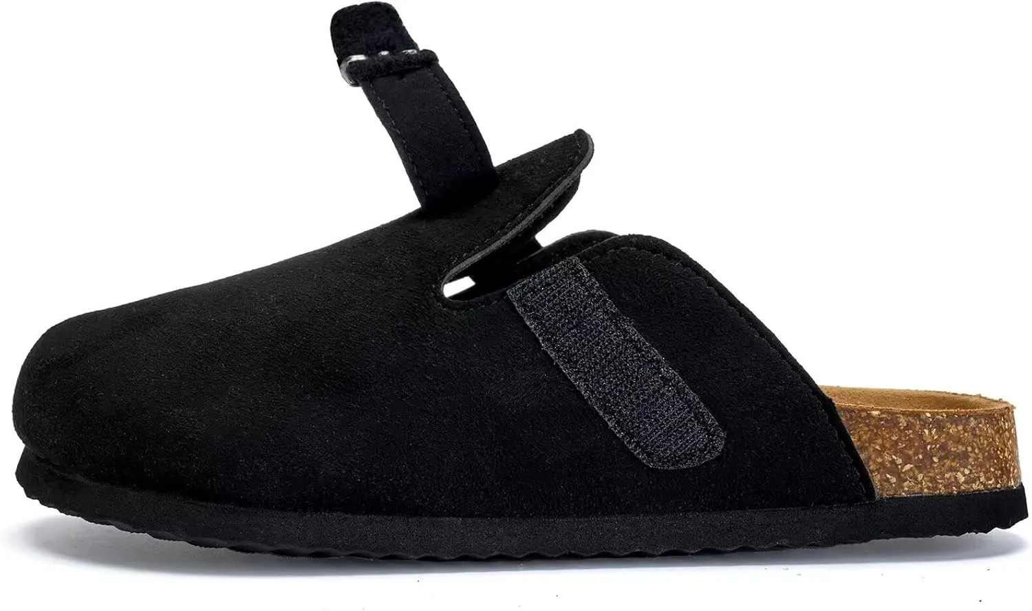Torotto Kids Clogs Cork Footbed Slippers Arch Support Potato Shoes with Adjustable Buckle for Boys Girls