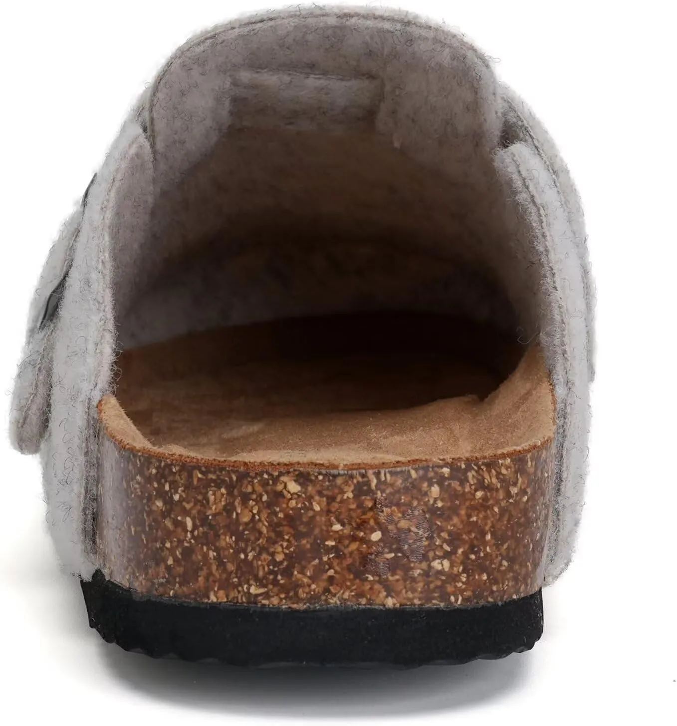 Torotto Womens Mens Clogs Cork Footbed Suede Slippers Arch Support Potato Shoes with Adjustable Buckle