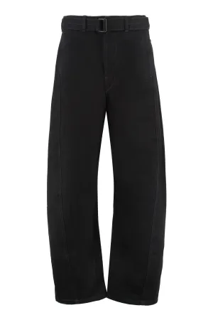 Twisted Jeans with Belt