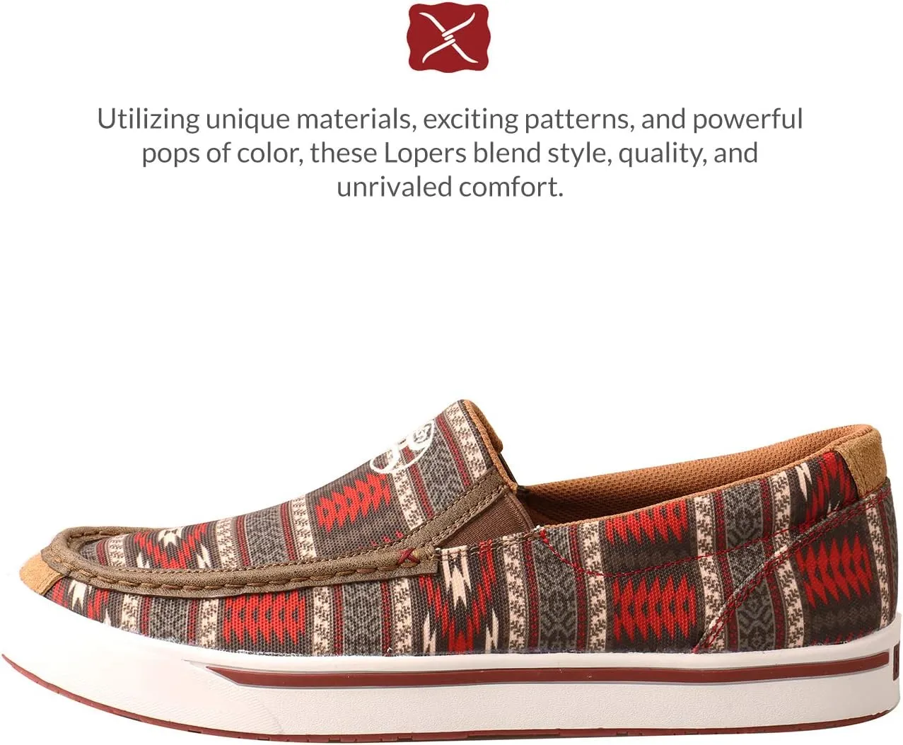Twisted X mens Hooey Slip-on Loper