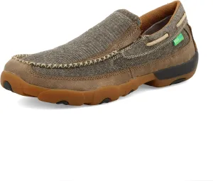 Twisted X Men's Slip-On Driving Moc, Moc Toe, Dust, 7 W