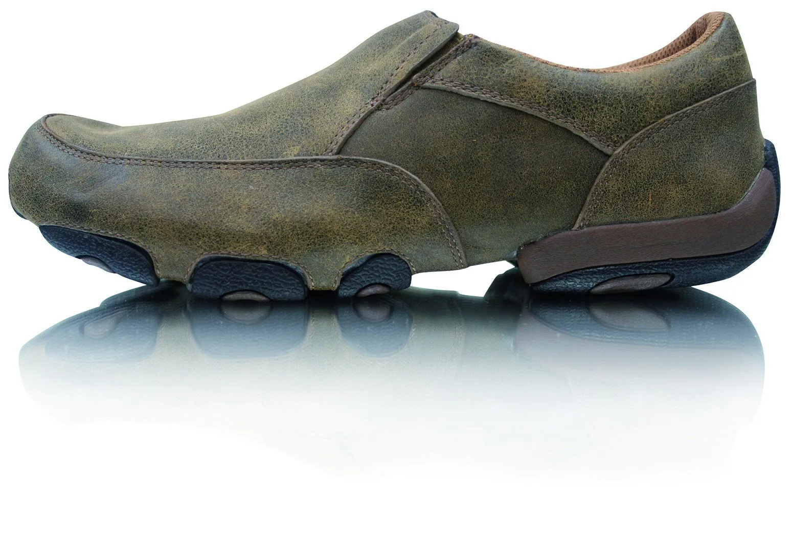 Twisted X Mens Slip On Driving Mocs - TCMDMS001
