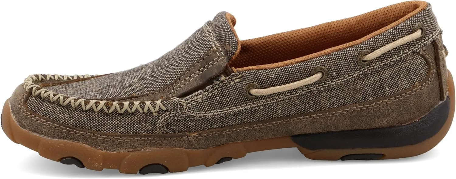 Twisted X Women's Driving Mocs, Slip-On Walking Shoes with CellStretch