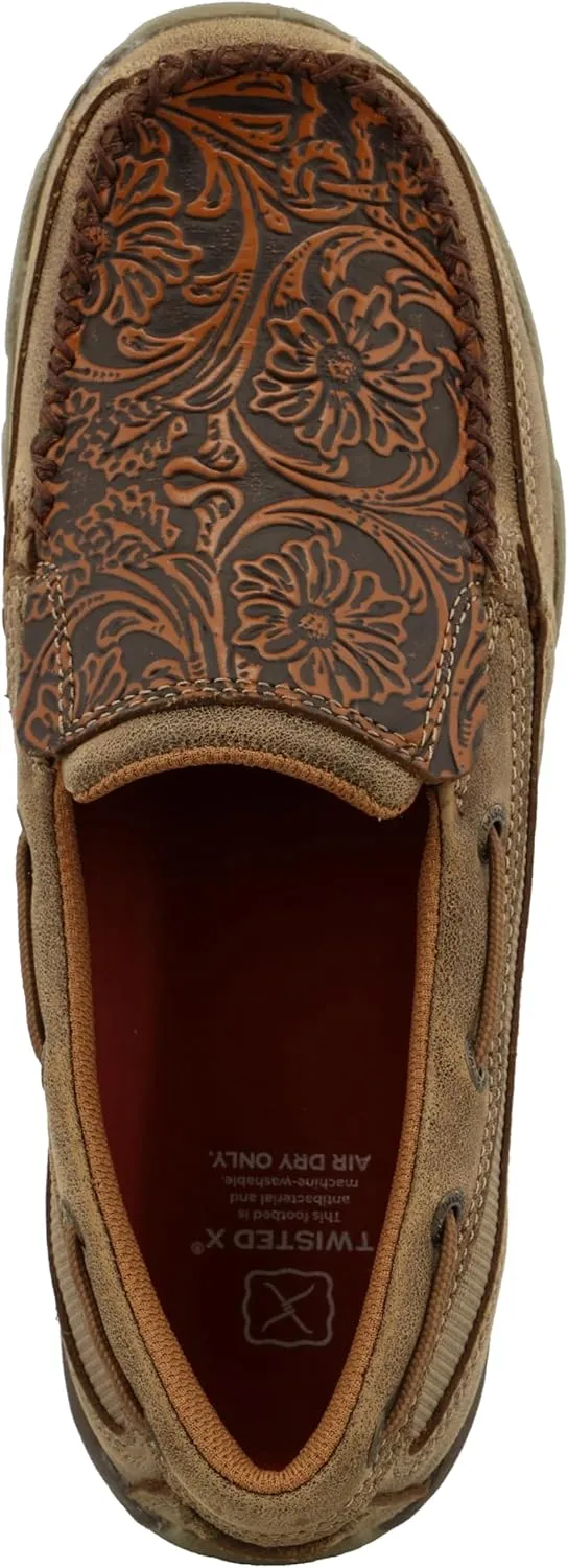 Twisted X Women's Driving Mocs, Slip-On Walking Shoes with CellStretch