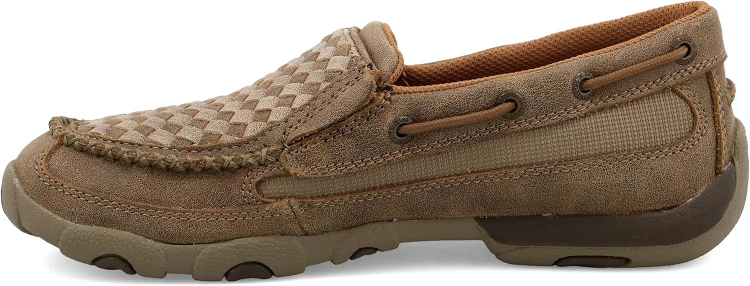 Twisted X Women's Driving Mocs, Slip-On Walking Shoes with CellStretch